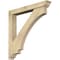 Ekena Millwork Imperial Traditional Rough Sawn Bracket w/ Offset Brace, Douglas Fir, 6"W x 42"D x 42"H BKT0604X42X42IMP01RDF - alternate 1
